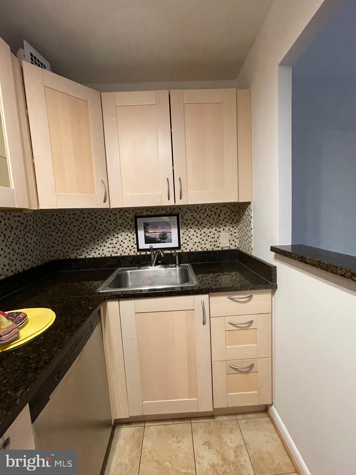520 N Street Southwest, Unit S317 Washington, DC 20024 - Photo 34 of 64 a kitchen with granite countertop a sink and a stove