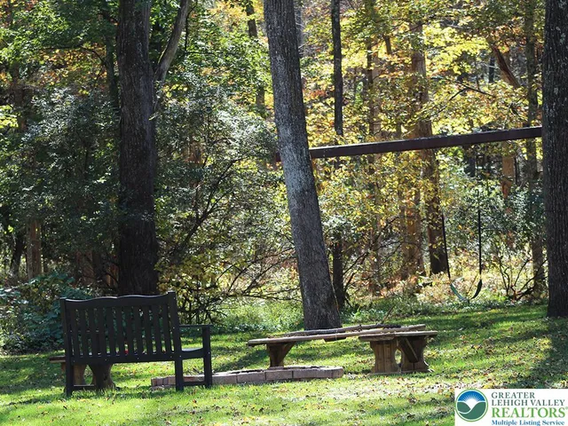 a view of outdoor space with garden