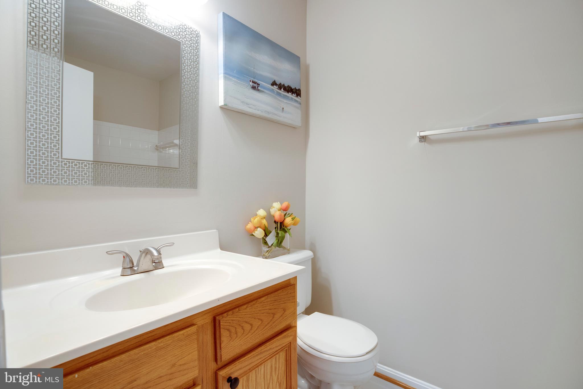 14113 Asher View Centreville, VA 20121 - Photo 27 of 47 a bathroom with a sink vanity mirror and toilet