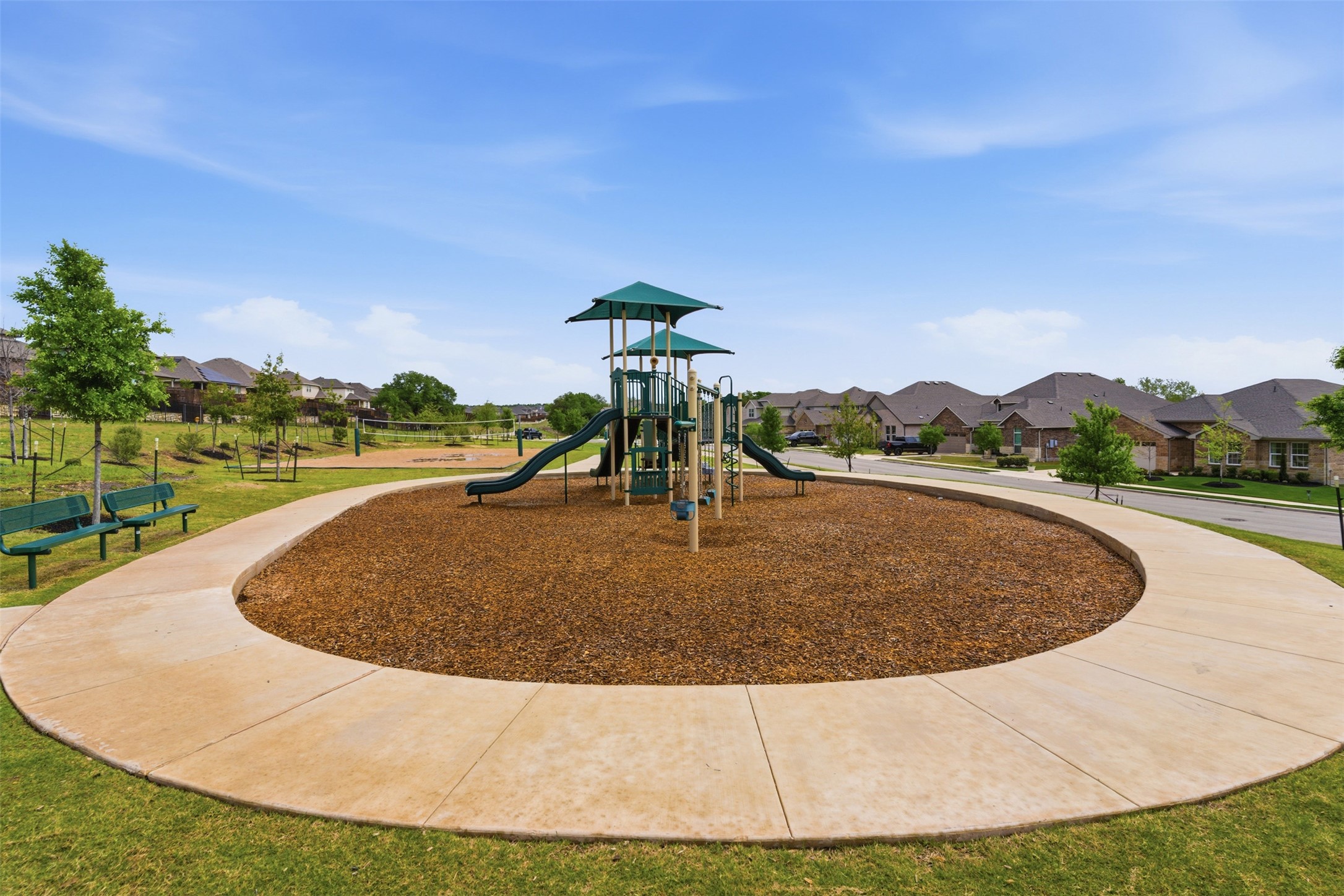 105 Nuntree Cove Georgetown, TX 78628 - Photo 28 of 31 a view of a swimming pool with a yard