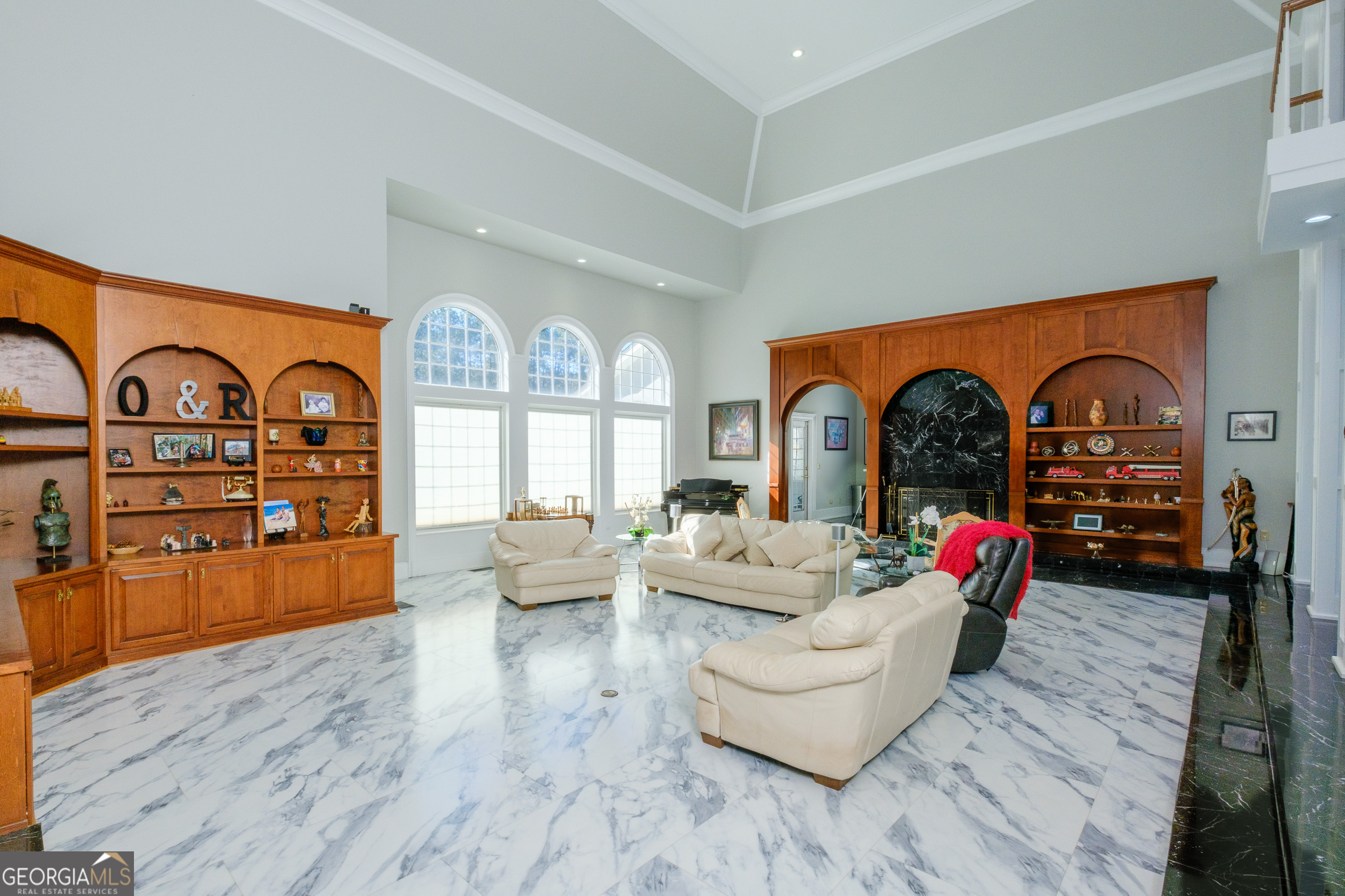 1900 Country Club Road Statesboro, GA 30458 - Photo 21 of 80 a living room with fireplace furniture and a large window