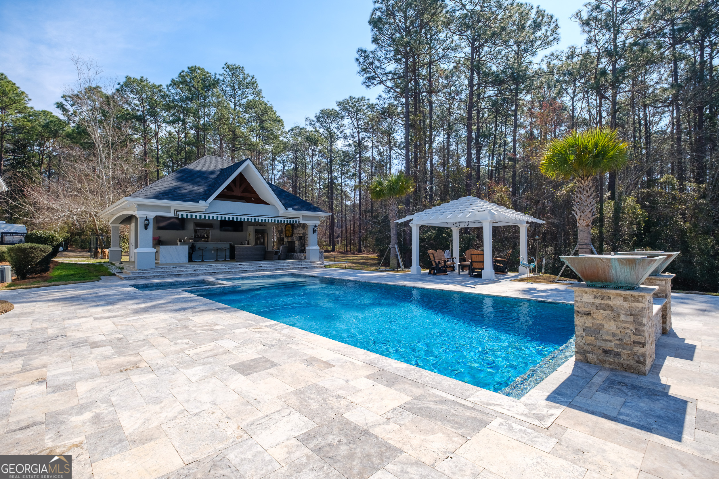 1900 Country Club Road Statesboro, GA 30458 - Photo 50 of 80 a front view of house with yard and outdoor seating
