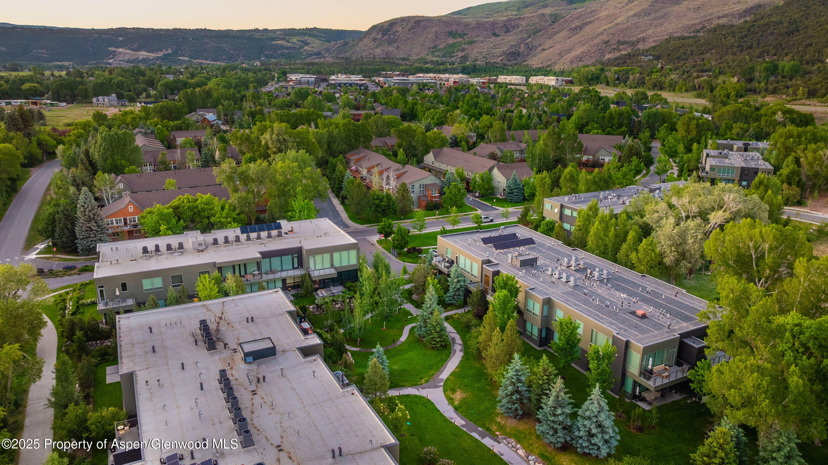 102 Evans Road, Unit 104 Basalt, CO 81621 - Photo 42 of 44 an aerial view of multiple house