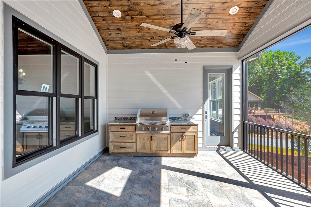 327 McAlister Road West Union, SC 29696 - Photo 14 of 45 Main Level Covered Screened Porch