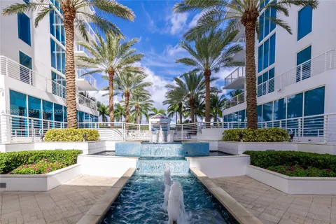 a view of a city with tall buildings