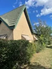 a view of a wooden floor and a lake view