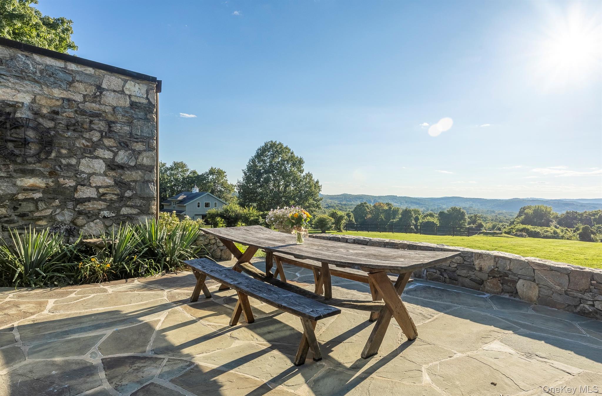 Stone Terrace off of Kitchen