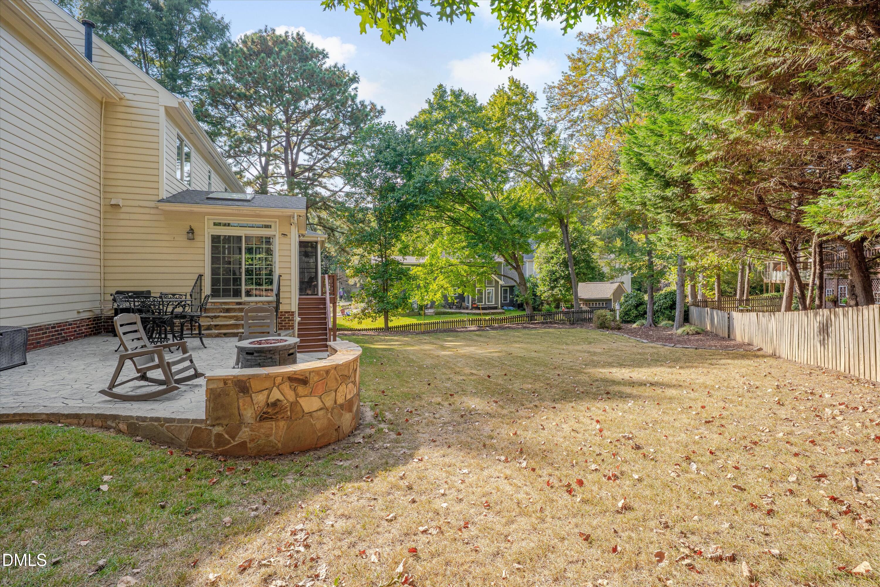 8325 Stryker Court Raleigh, NC 27615 - Photo 52 of 53 a view of a backyard with a patio