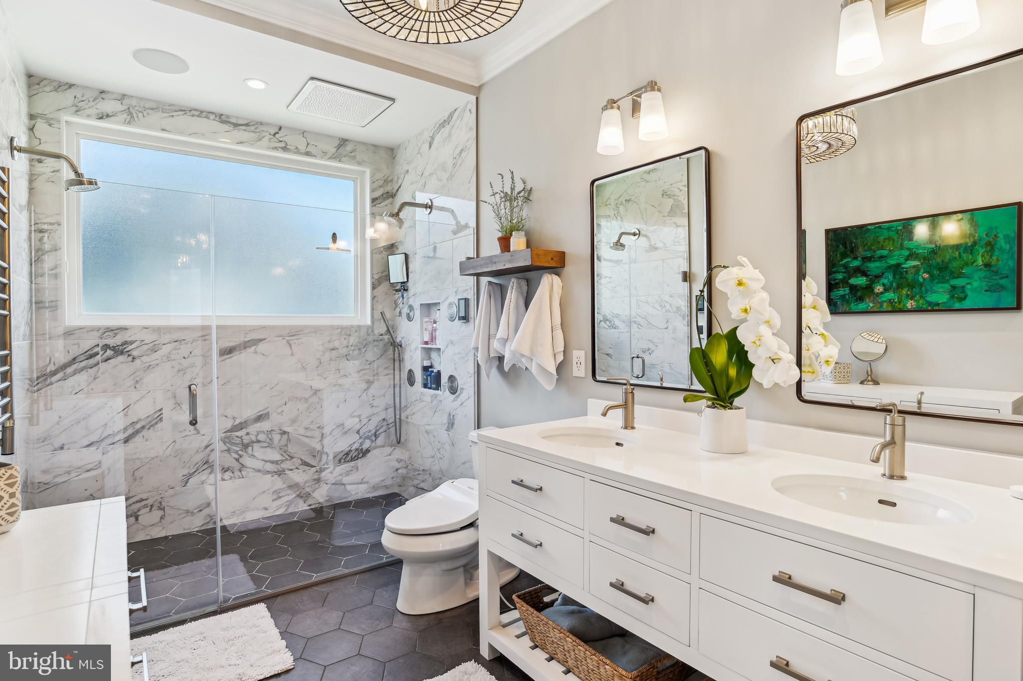 4-B Constitution Avenue Annapolis, MD 21401 - Photo 25 of 84 Gorgeous, renovated primary en-suite bathroom