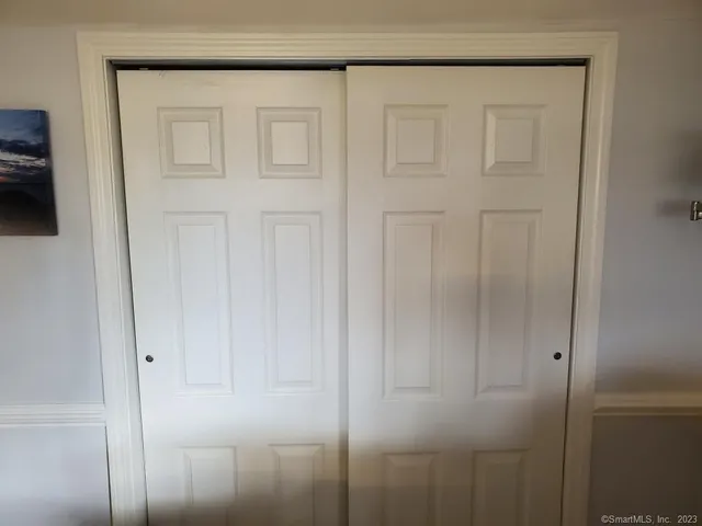 a view of front door