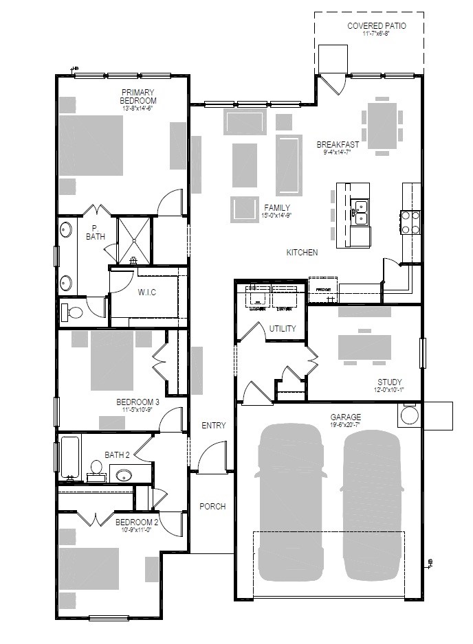 31110 Rena Coast Drive Huffman, TX 77336 - Photo 31 of 31 Floor Plan