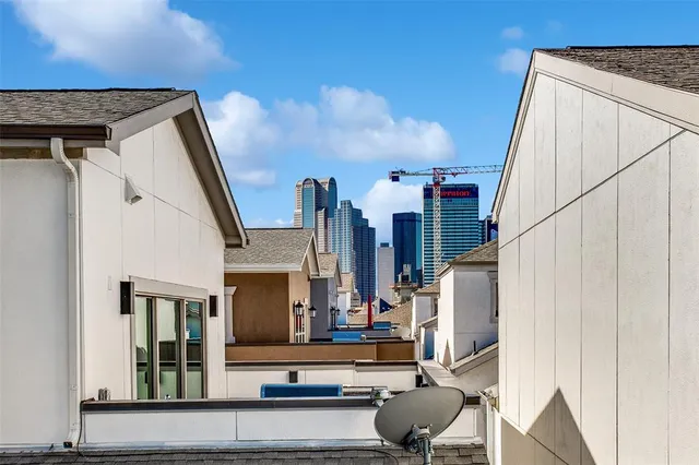 a view of living room with furniture and a window
