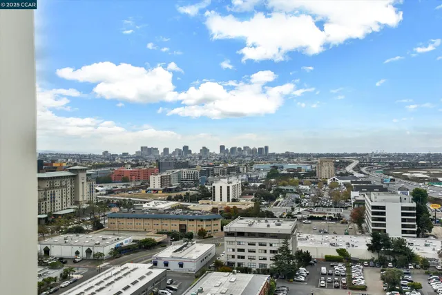 a view of a backyard with sitting area