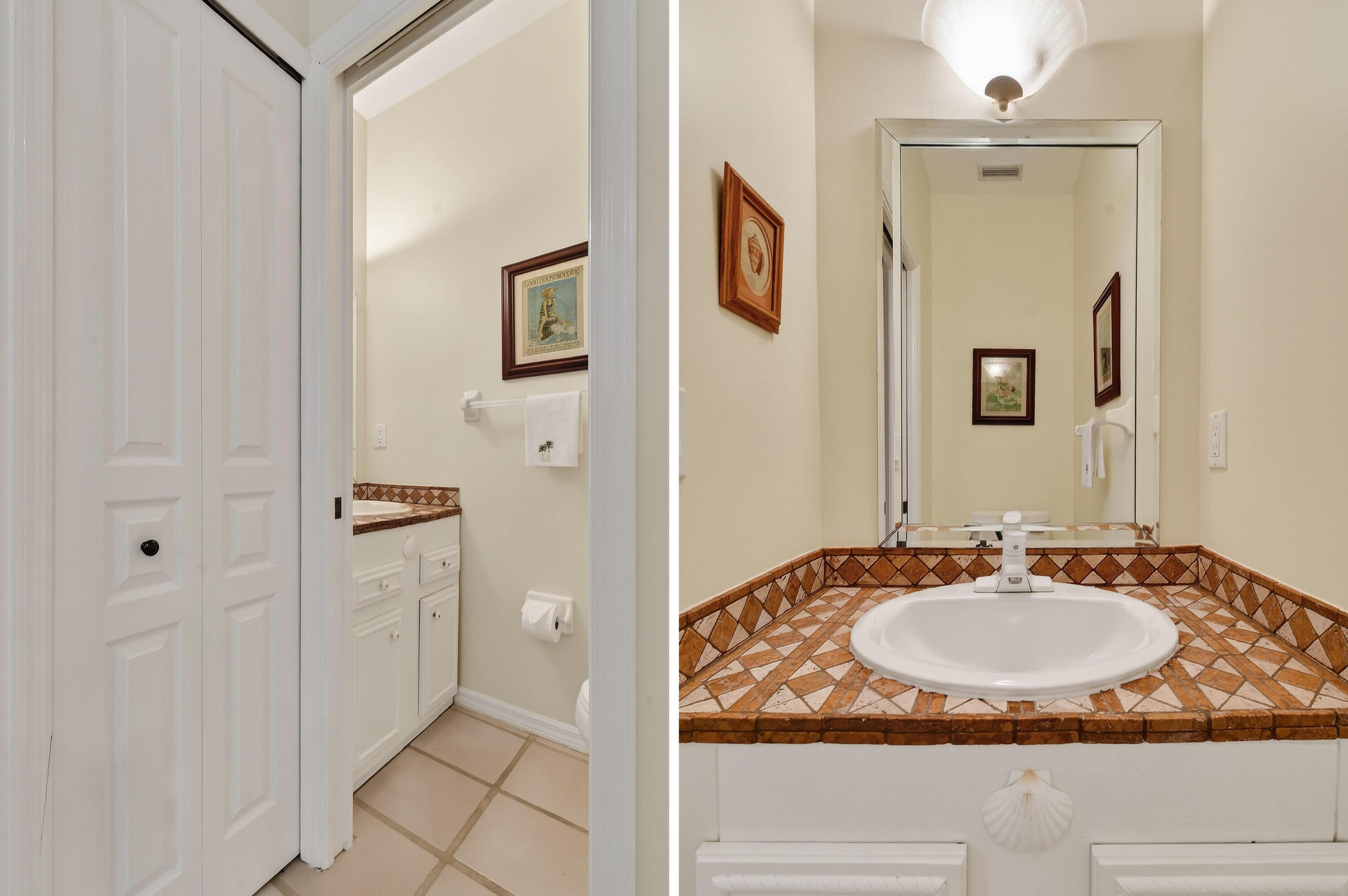 154 Jupiter Key Road Jupiter, FL 33477 - Photo 13 of 64 a bathroom with a sink and mirror