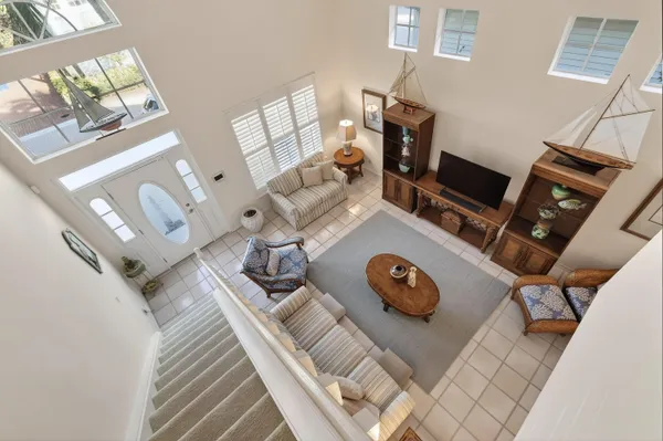 a room with furniture and a window