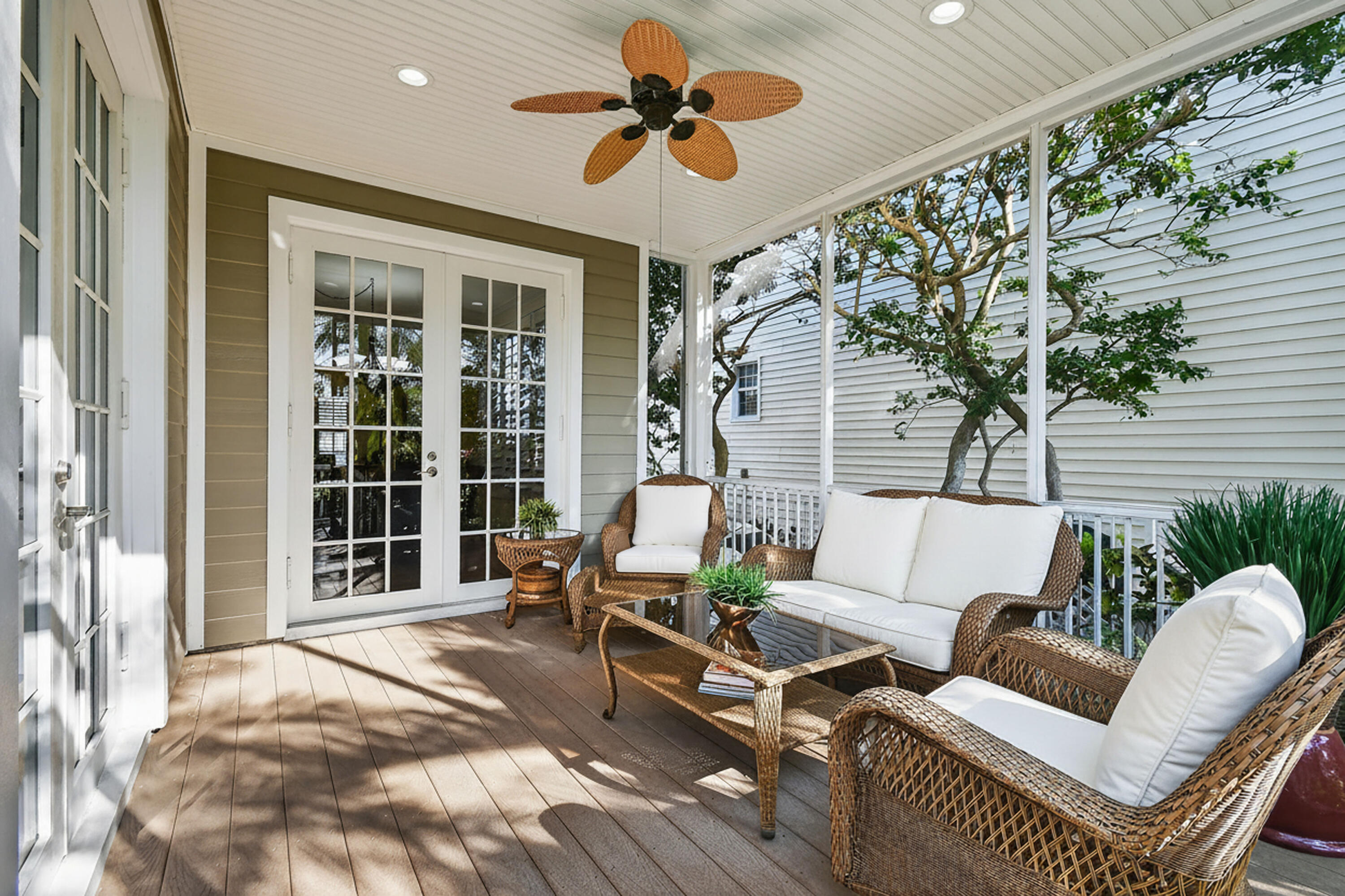 154 Jupiter Key Road Jupiter, FL 33477 - Photo 36 of 64 a view of a livingroom with furniture and a ceiling fan