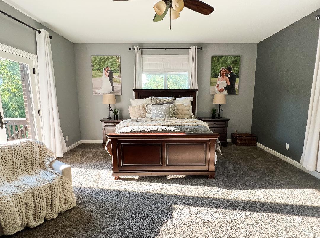 3503 Deep Cut Road Woodstock, IL 60098 - Photo 19 of 34 a bedroom with a bed and window