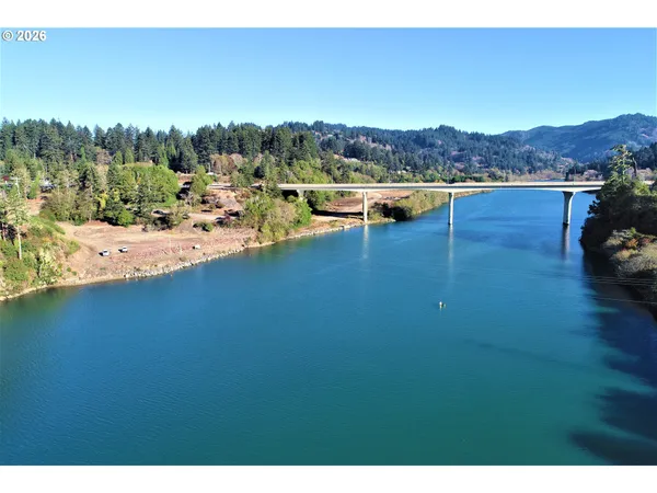a view of a lake with a mountain