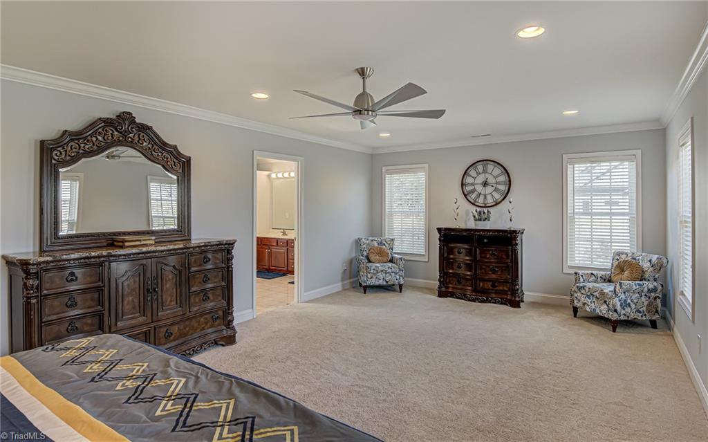7098 Falcon Way Trinity, NC 27370 - Photo 22 of 45 primary bedroom overlooking lake