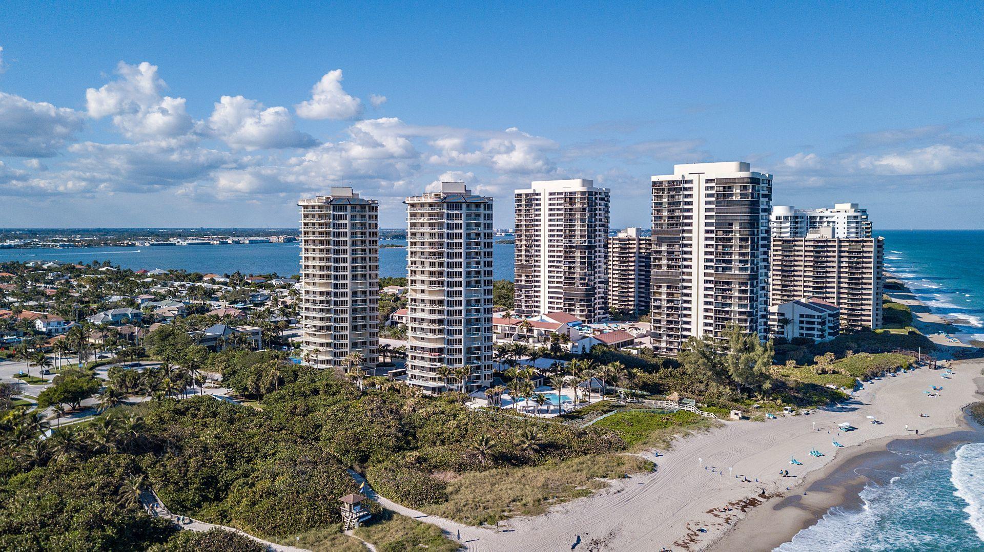 3920 North Ocean Drive, Unit 11B Singer Island, FL 33404 - Photo 58 of 58 a view of a city with tall buildings