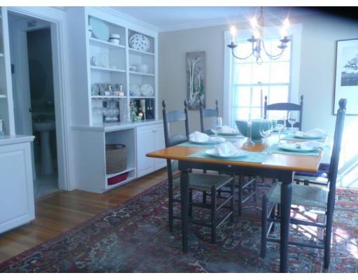 11 White Road Wayland, MA 01778 - Photo 4 of 18 a view of a dining room with furniture and window