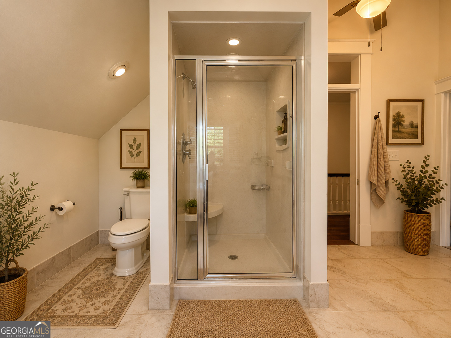 316 West Church Street Fort Valley, GA 31030 - Photo 25 of 28 a bathroom with a shower and a toilet
