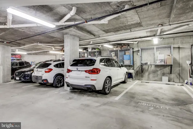 a view of cars parked in a parking