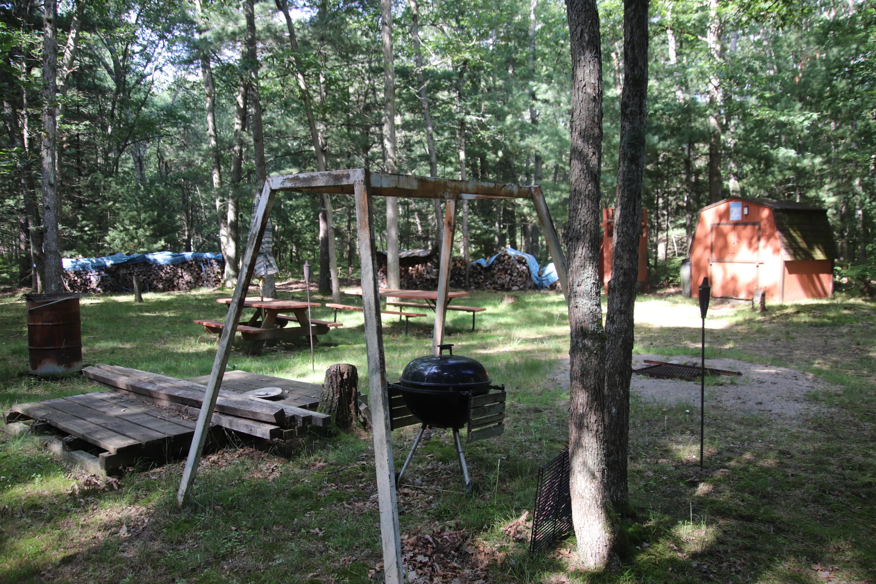 6909 North Lone Elk Road Irons, MI 49644 - Photo 11 of 16 cabin lawn shed - Copy (2)