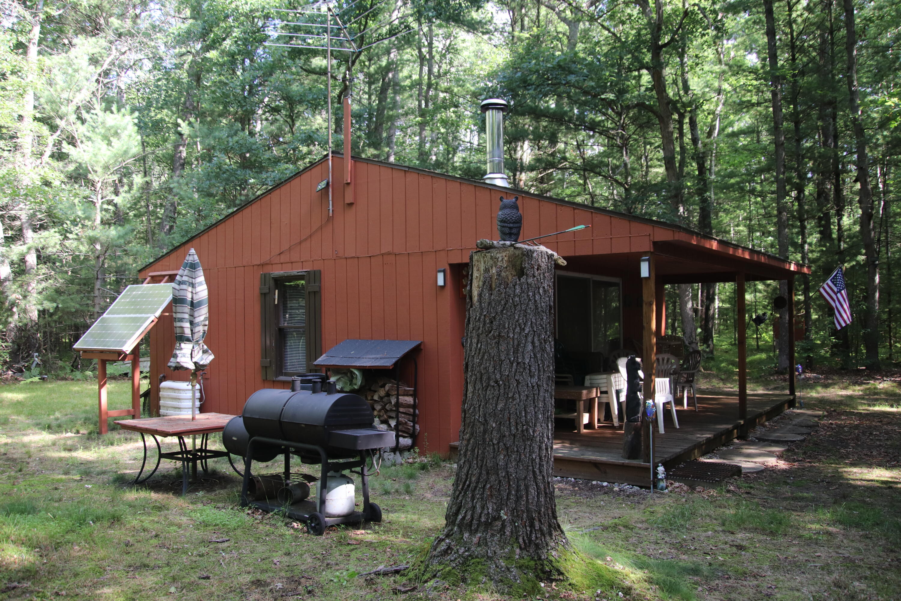 6909 North Lone Elk Road Irons, MI 49644 - Photo 2 of 16 cabin side 1