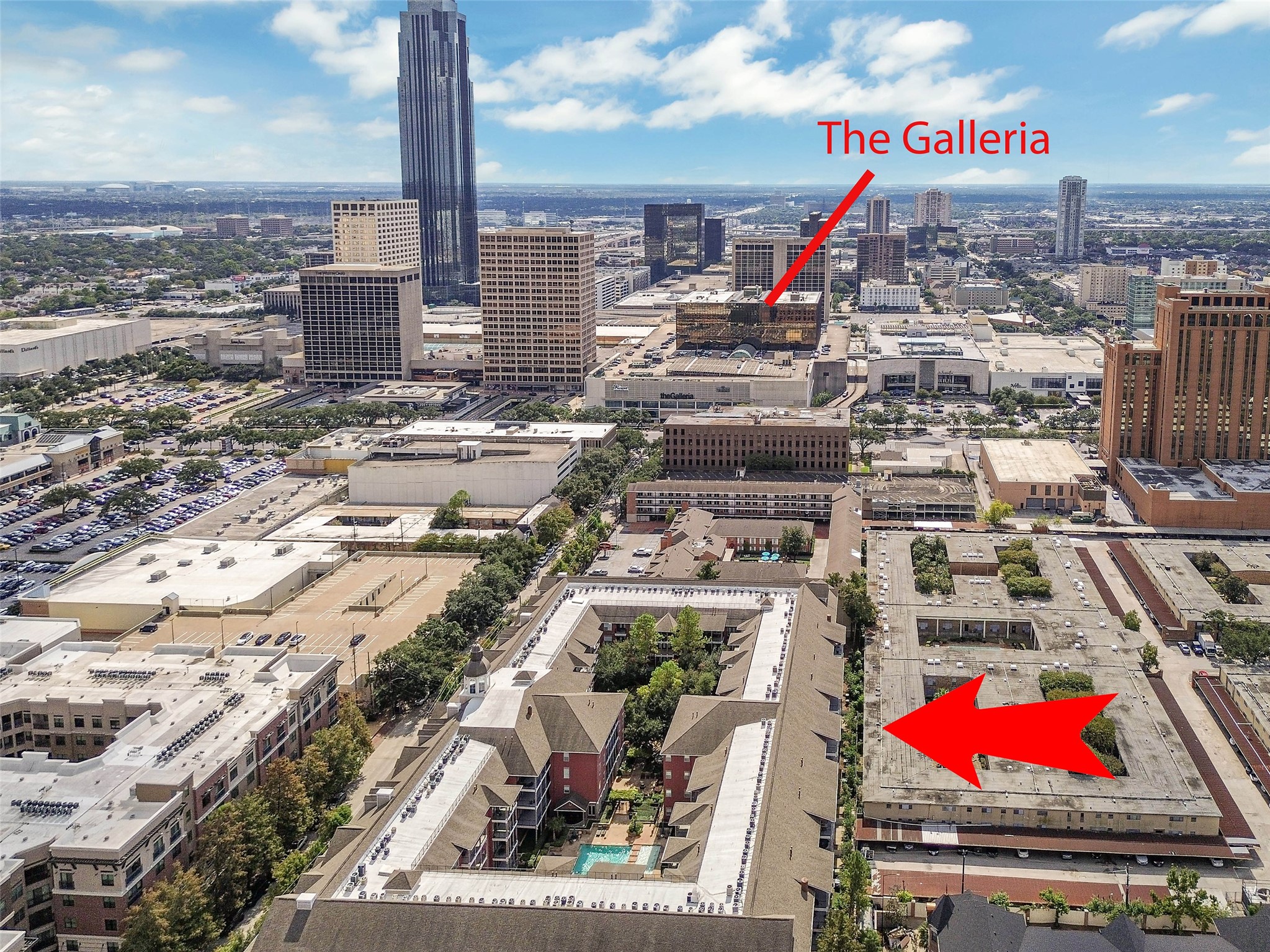 2400 McCue Road, Unit 260 Houston, TX 77056 - Photo 2 of 41 an aerial view of city