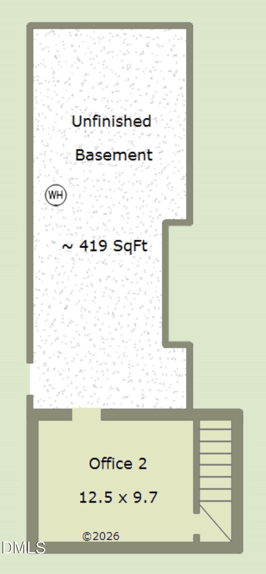 915 Gardner Street Raleigh, NC 27607 - Photo 39 of 39 Floorplan-Basement-915 Gardner Street (C
