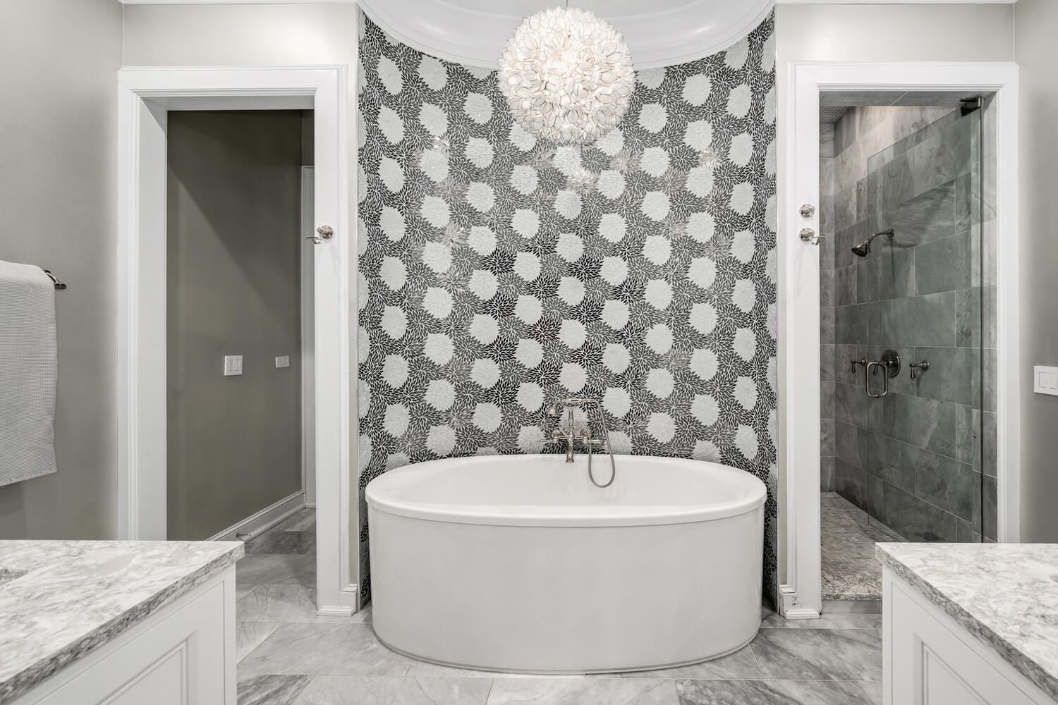 458 West Deming Place Chicago, IL 60614 - Photo 22 of 34 a bathroom with a sink and a mirror