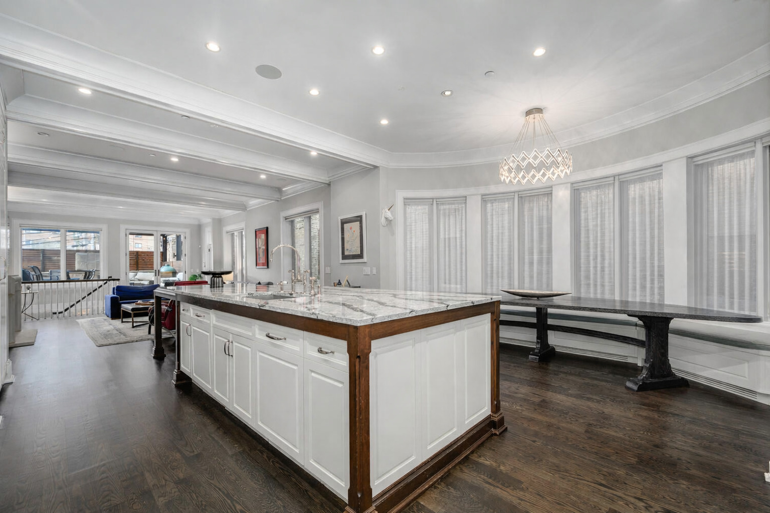 458 West Deming Place Chicago, IL 60614 - Photo 10 of 34 a kitchen with counter top space and living room