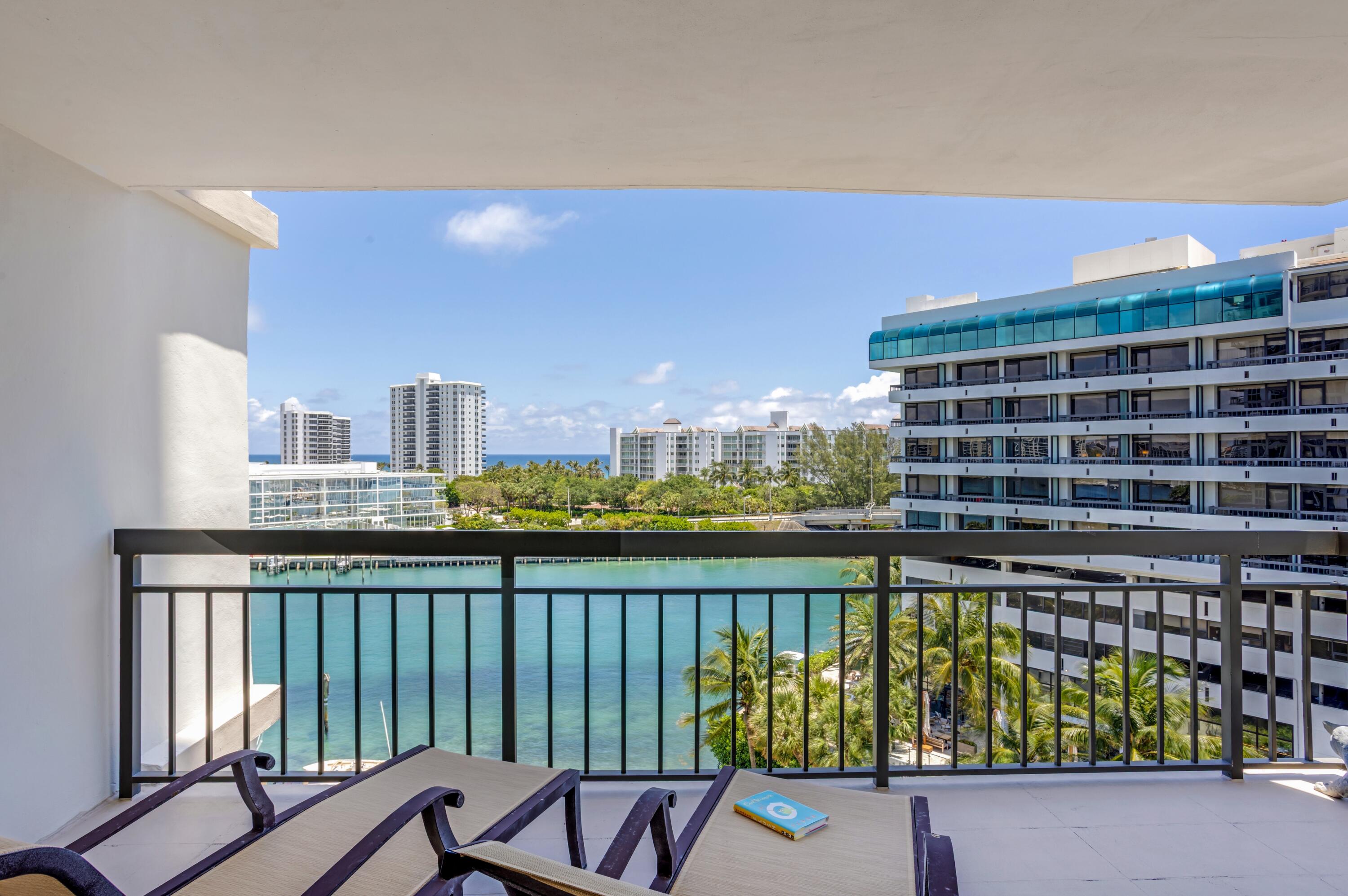 901 East Camino Real, Unit 7C Boca Raton, FL 33432 - Photo 11 of 41 a view of a balcony with city view