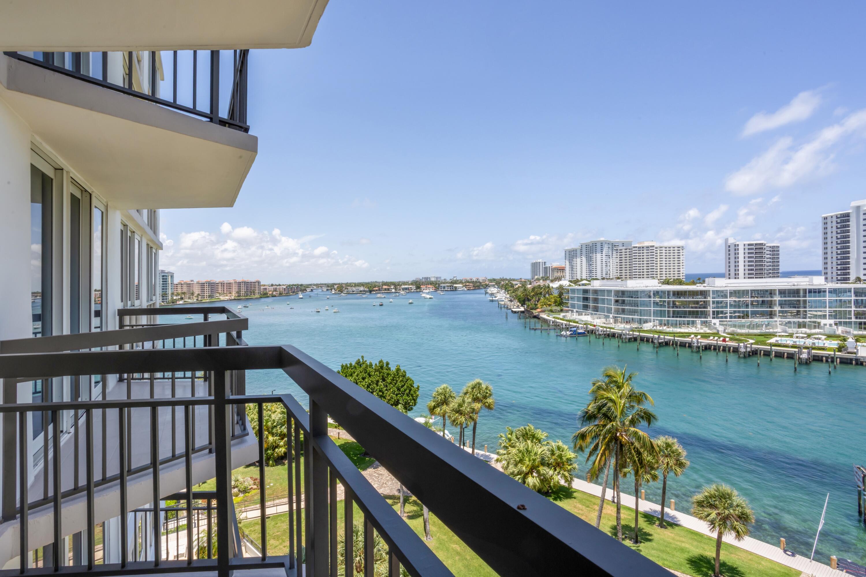 901 East Camino Real, Unit 7C Boca Raton, FL 33432 - Photo 25 of 41 a view of a balcony with an ocean view