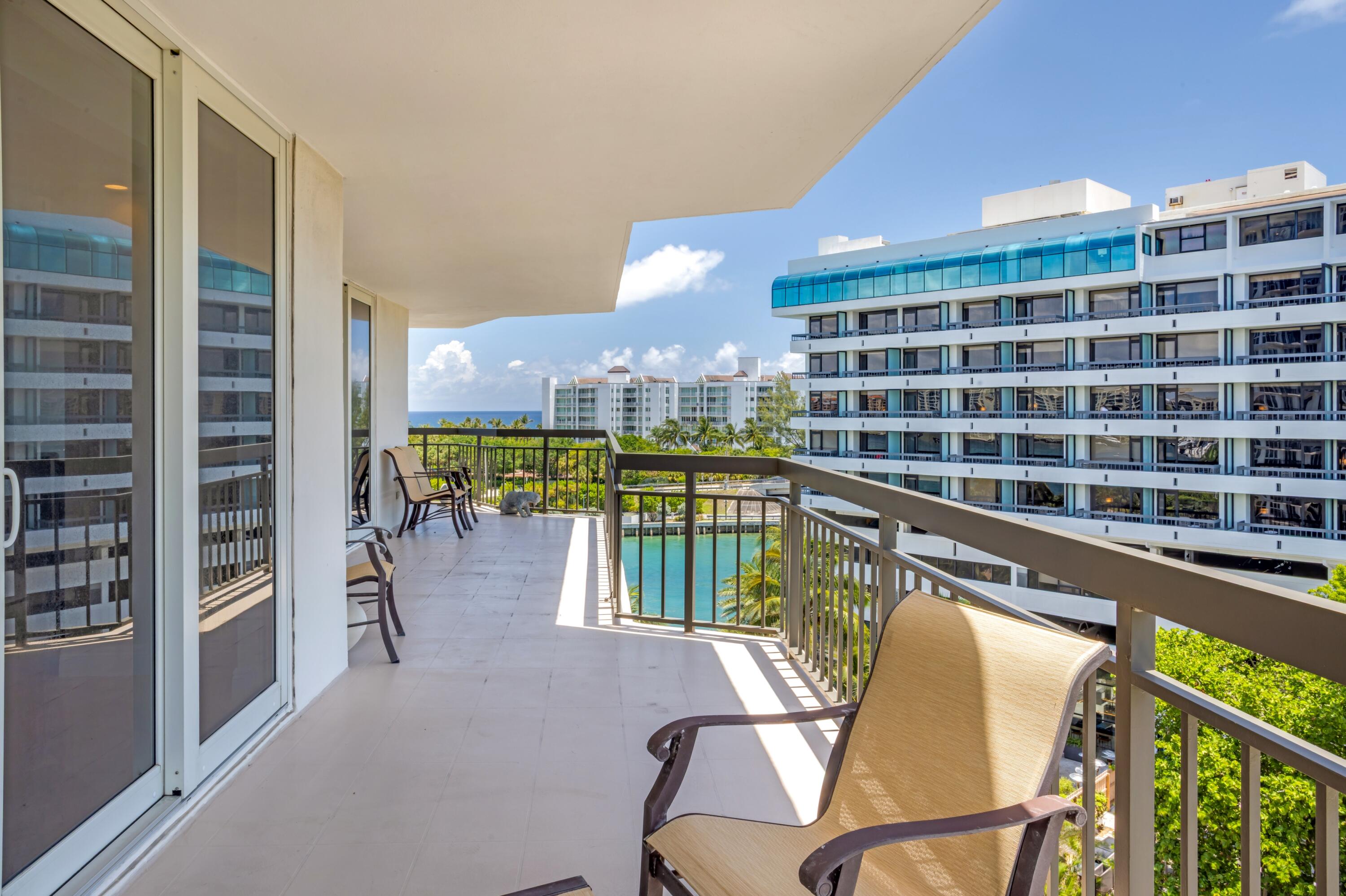901 East Camino Real, Unit 7C Boca Raton, FL 33432 - Photo 32 of 41 a view of a balcony with city view
