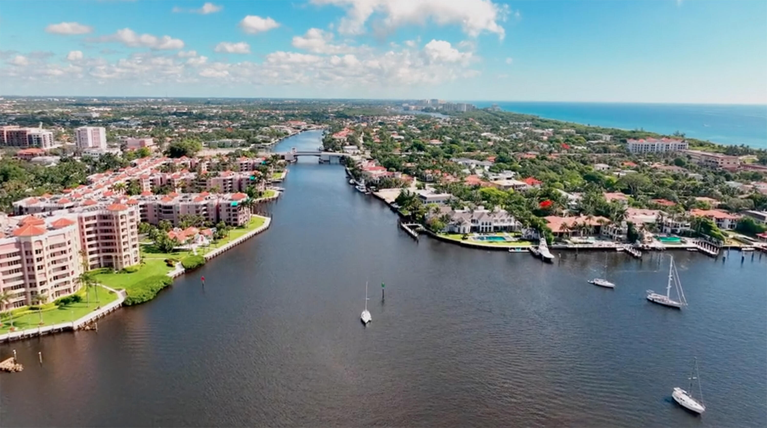 901 East Camino Real, Unit 7C Boca Raton, FL 33432 - Photo 40 of 41 an aerial view of a city with lawn chairs