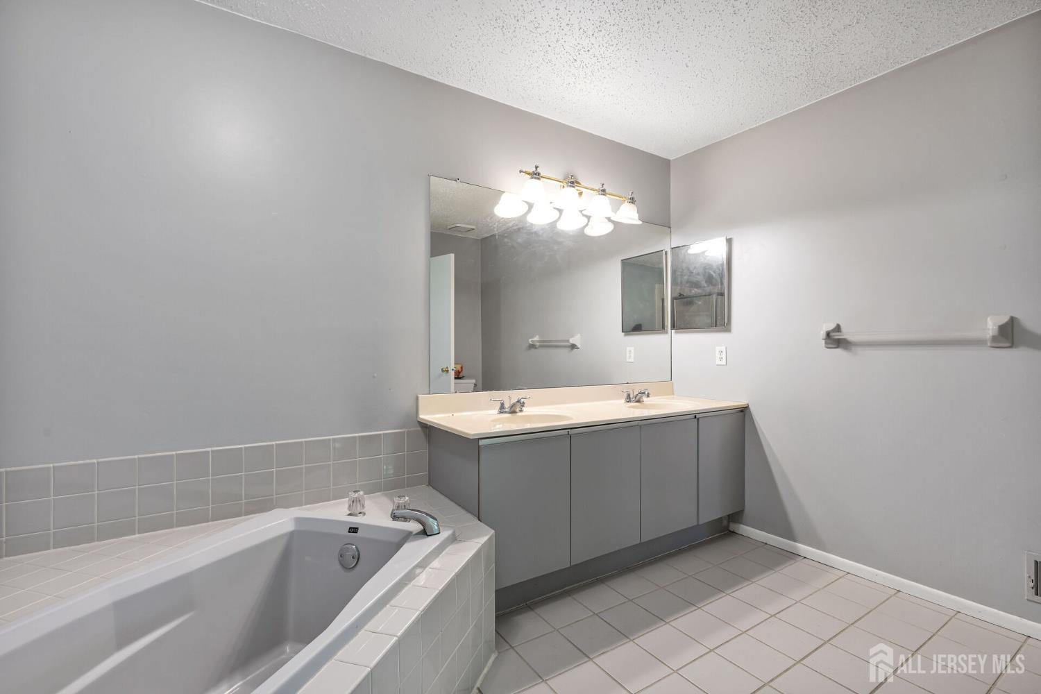 146 Nebula Road Piscataway, NJ 08854 - Photo 27 of 51 a bathroom with a tub a sink and mirror