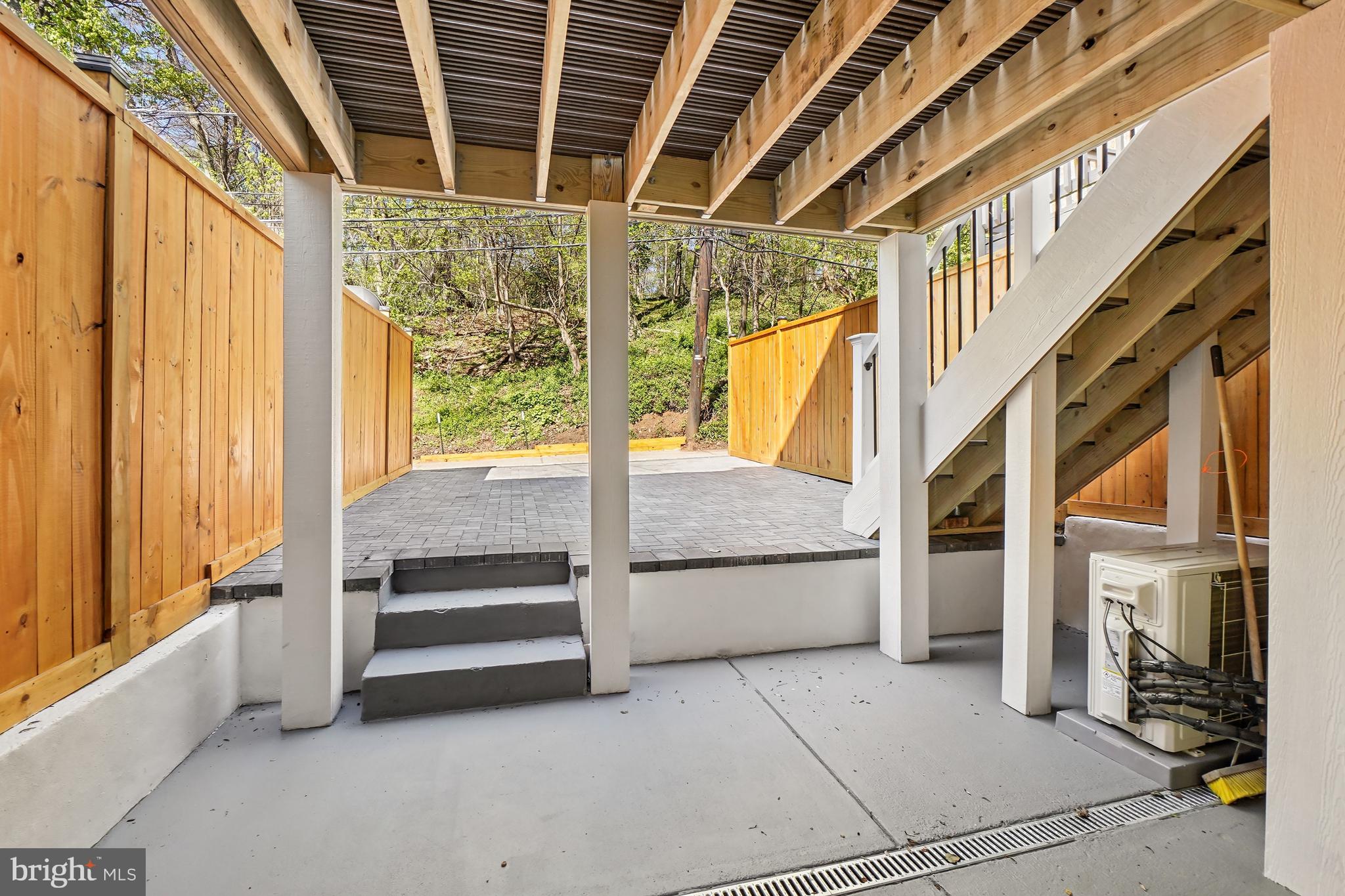 2026 37th Street Northwest Washington, DC 20007 - Photo 34 of 45 Lower level covered porch