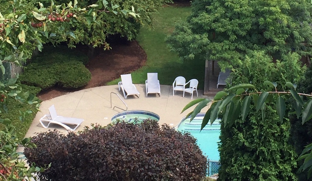 85 Algonquin Road, Unit 85 Chestnut Hill, MA 02467 - Photo 18 of 21 a view of backyard with outdoor seating and green space