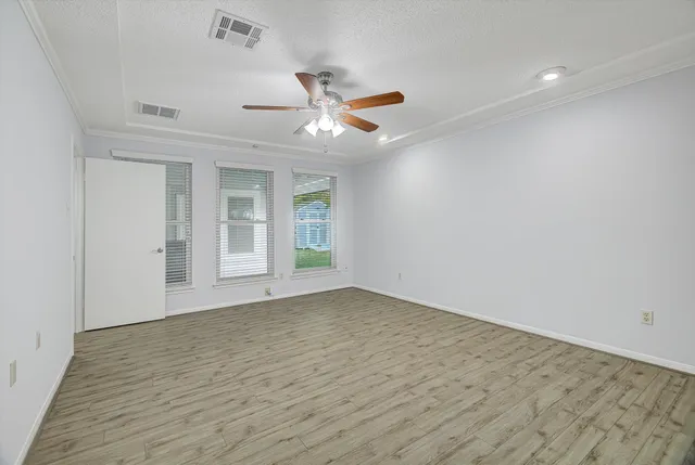 wooden floor in an empty room