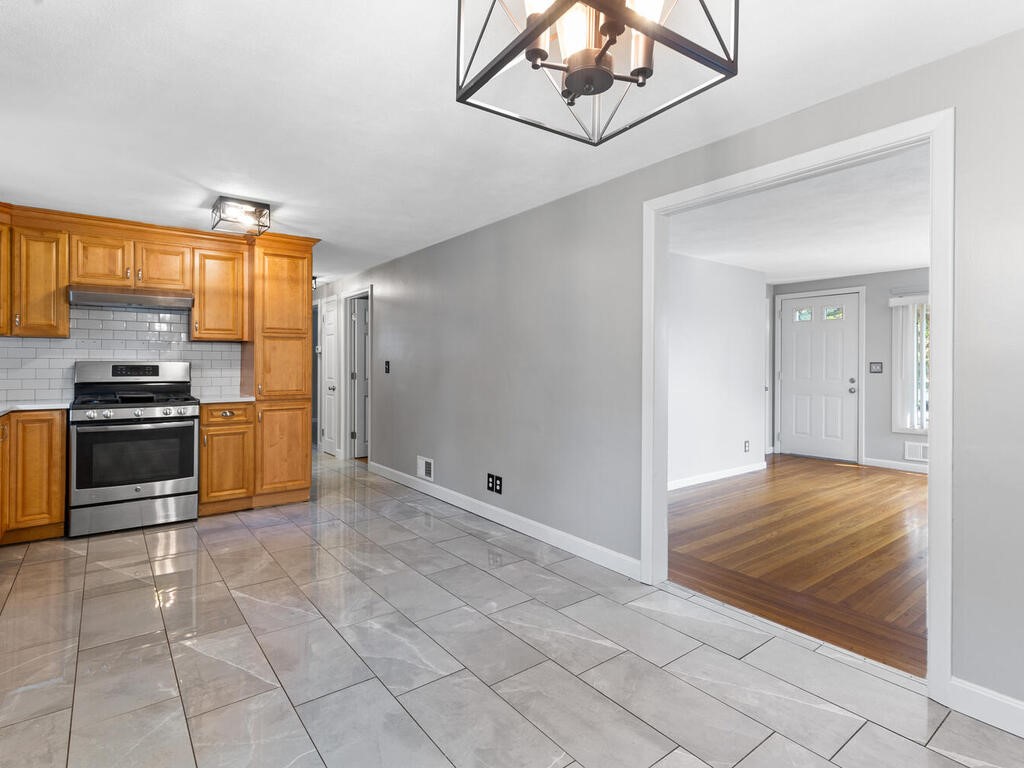 147 Moccasin Drive Warwick, RI 02889 - Photo 10 of 32 Kitchen view into living room and main front door