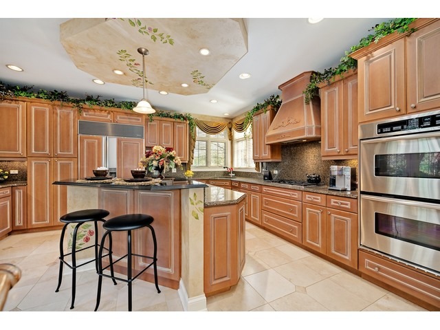1415 Tyrell Avenue Park Ridge, IL 60068 - Photo 9 of 25 a kitchen with stainless steel appliances kitchen island granite countertop a stove a sink and a refrigerator