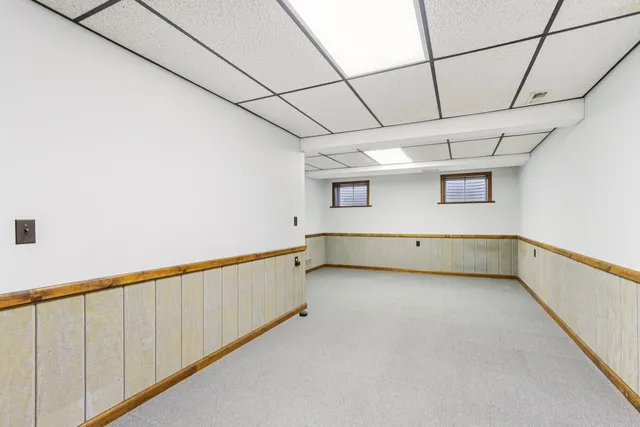 a view of a room with an empty space