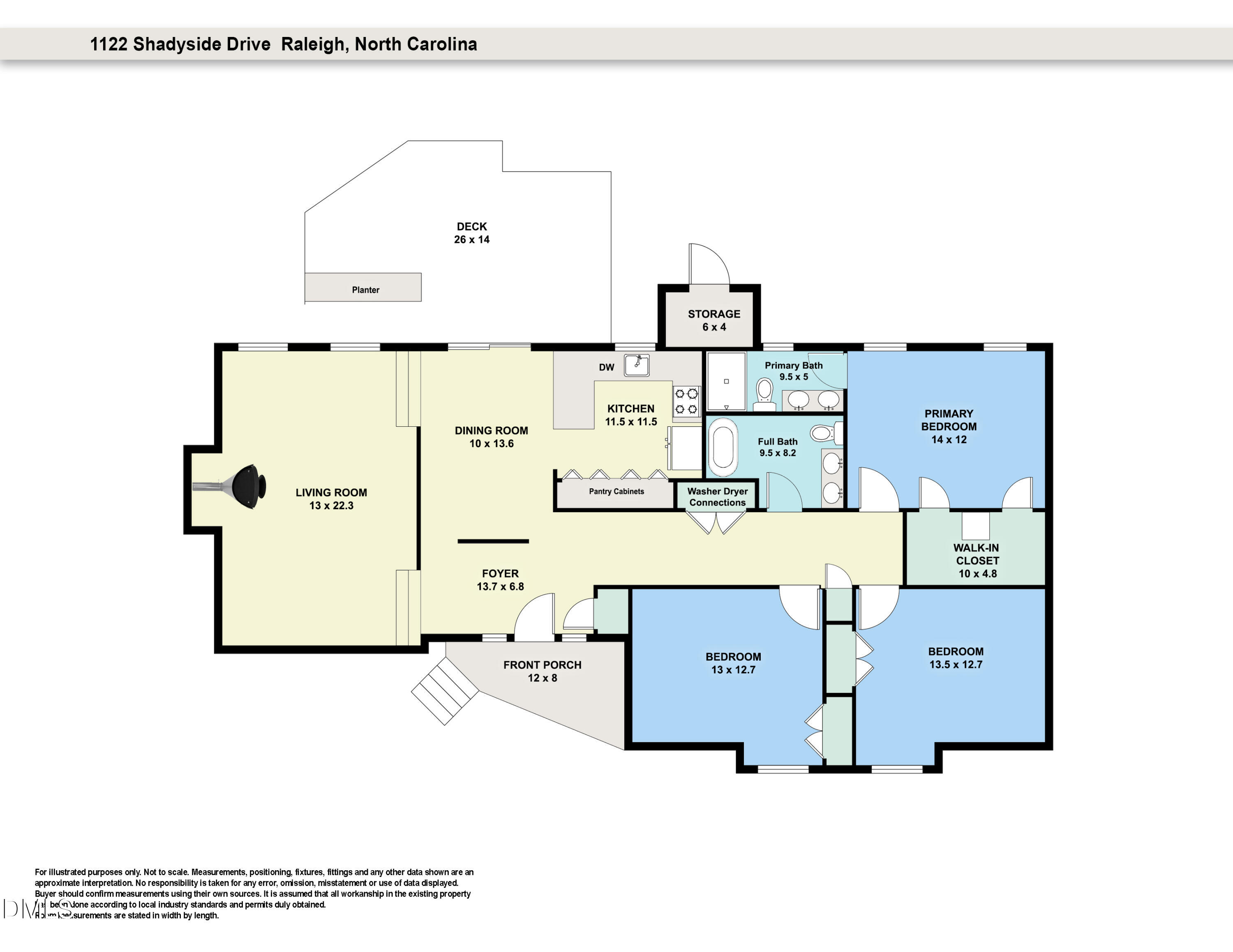 1122 Shadyside Drive Raleigh, NC 27612 - Photo 48 of 48 1122_Shadyside_floorplan