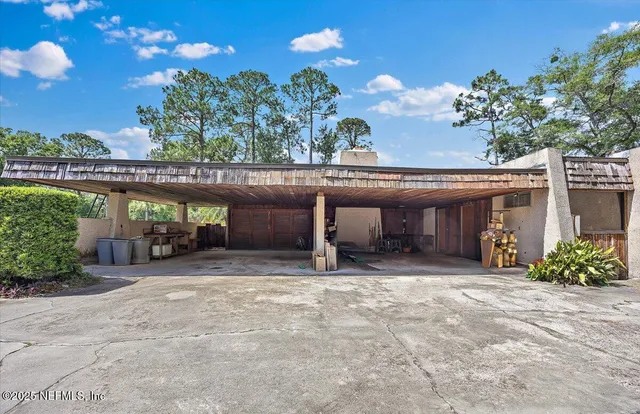 a view of swimming pool with a yard