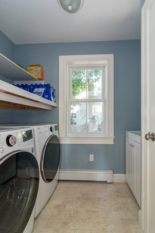 3 Claflin Road Wellesley, MA 02482 - Photo 16 of 20 a utility room with dryer and washer