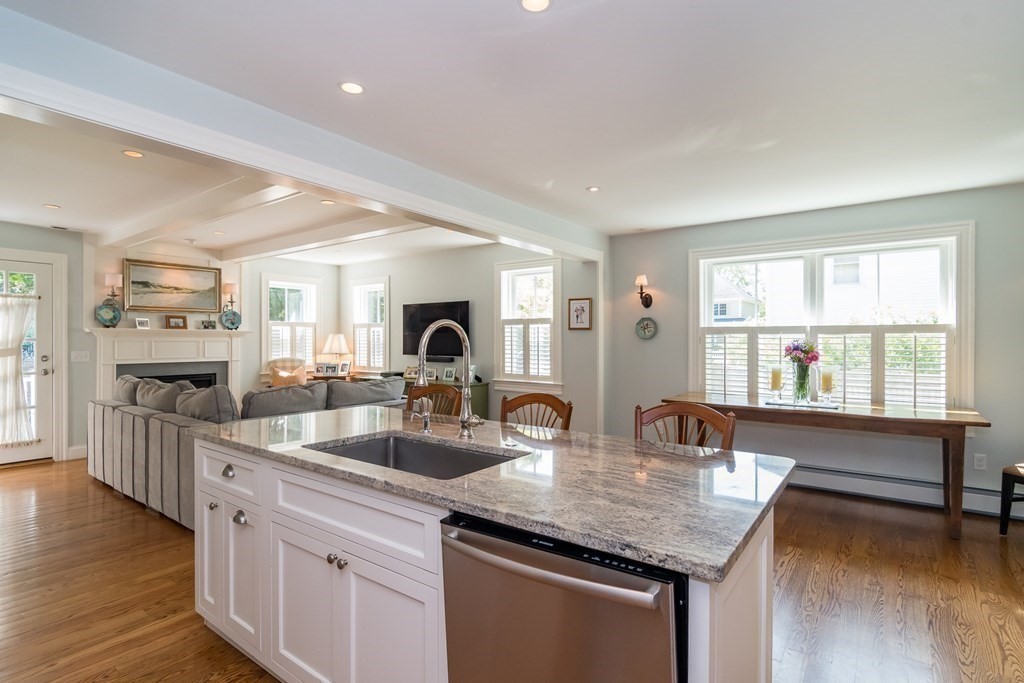 3 Claflin Road Wellesley, MA 02482 - Photo 8 of 20 a kitchen with counter top space and wooden floor