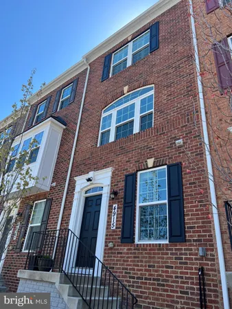 a front view of a building