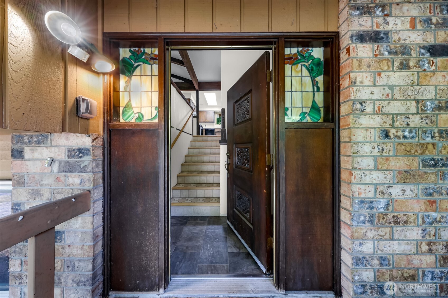 5925 Longdin Road Ferndale, WA 98248 - Photo 2 of 28 a view of a hallway with wooden floor and entryway